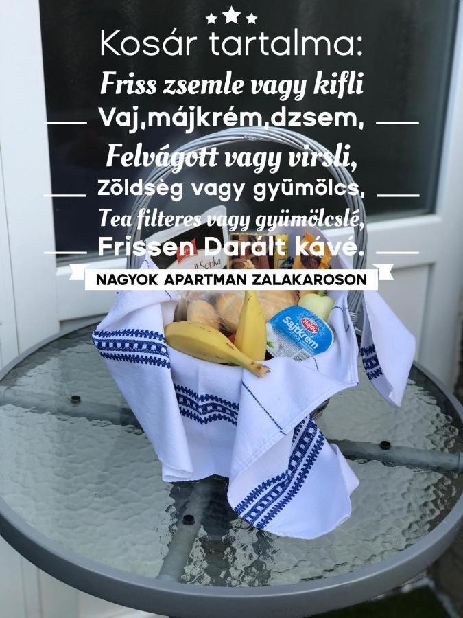 Nagyok Apartman Appartamento Zalakaros Esterno foto